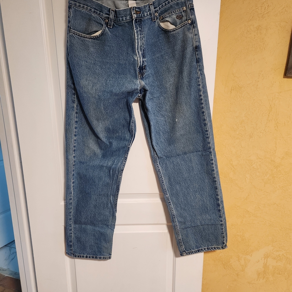 Harley-Davidson Men's Relaxed Blue Jeans